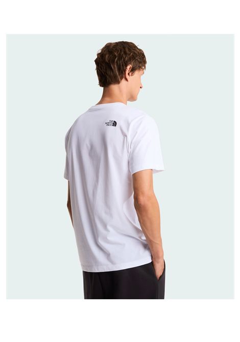 T-shirt The North Face Evolution Box Half Dome Regular Bianco Uomo THE NORTH FACE | T-shirt | NF0A8G9C-FN4